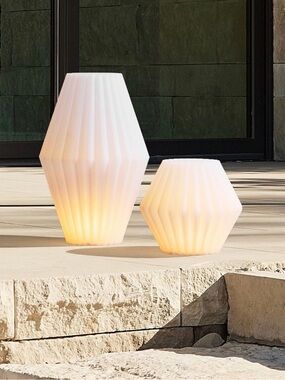 West Elm Katia LED Lantern Set